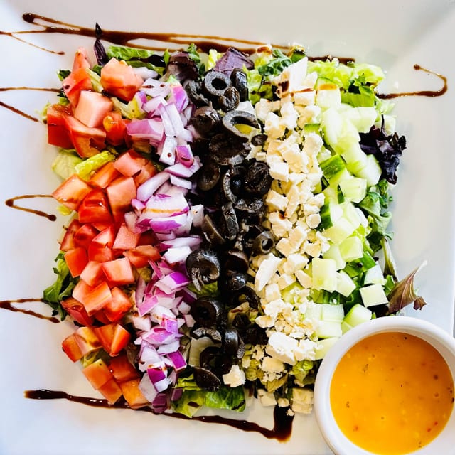 The Greek Olivia Salad.
