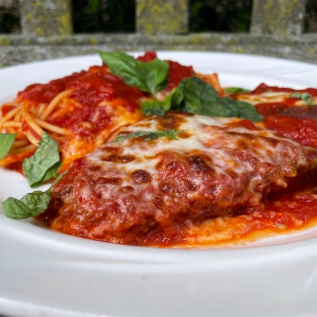 Chicken Parmigiana.